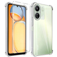 Case for Xiaomi Redmi 13C, Anti-Shock, transparent + 9H Glass