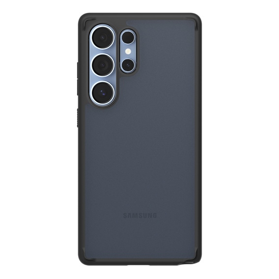Spigen case for Samsung Galaxy S25 Ultra, Ultra Hybrid, black / matte + 9H Tempered Glass