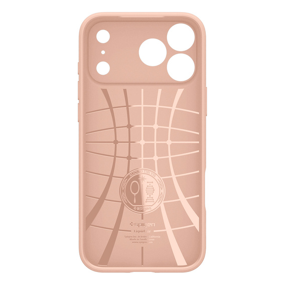 Spigen Liquid Air case for iPhone 17 Pro Max, Rose Titanium
