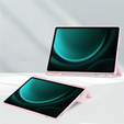 Case for Samsung Galaxy Tab S9 FE+ Plus, Smartcase Hybrid, with stylus space, pink
