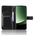 Flip case for Xiaomi 13 Ultra, Crazy Horse Wallet, black