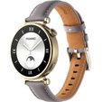 Natural leather strap for watches with 18mm attachment width
