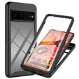 Case for Google Pixel 7, Shockproof, with film, black