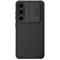 NILLKIN Case for Samsung Galaxy S24, Silicone CamShield Case for MagSafe, black