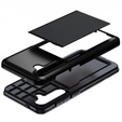 Case for Samsung Galaxy A56 5G, Sliding Card Holder, black