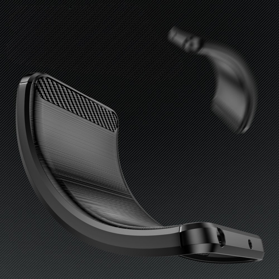 Case for Xiaomi Poco F6 Pro, Carbon, black