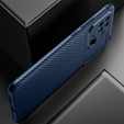 Case for Xiaomi Redmi 10C, Carbon Gel, dark blue