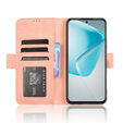 Flip case for Infinix Hot 50 Pro+ 4G, Card Slot, pink