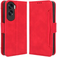 Flip case for Honor 90 Lite 5G, Card Slot, red