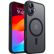 Matt Case for iPhone 17, for Magsafe, matt black