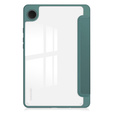 Case for Samsung Galaxy Tab A9, Smartcase Hybrid, with stylus space, dark green