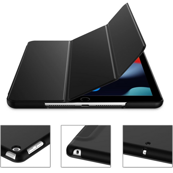Case for iPad 7/8/9 10.2 2019/2020/2021, Smartcase, black