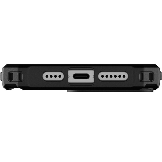 Urban Armor Gear Case for iPhone 15 Pro Max, Pathfinder MagSafe, transparent / black