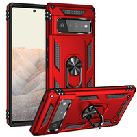 Armor Case for Google Pixel 6 Pro, Nox Case Ring, red