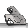 Case for iPhone 17, for MagSafe, with camera protection, tinted with black border