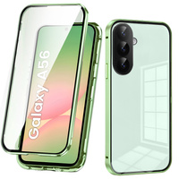 Case for Samsung Galaxy A56, Magnetic Dual Glass, green