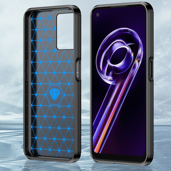 Case for Realme 9 Pro / OnePlus Nord CE 2 Lite 5G, Carbon, black