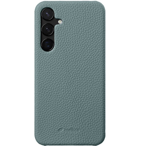 MELKCO case for Samsung Galaxy S24, leather, blue