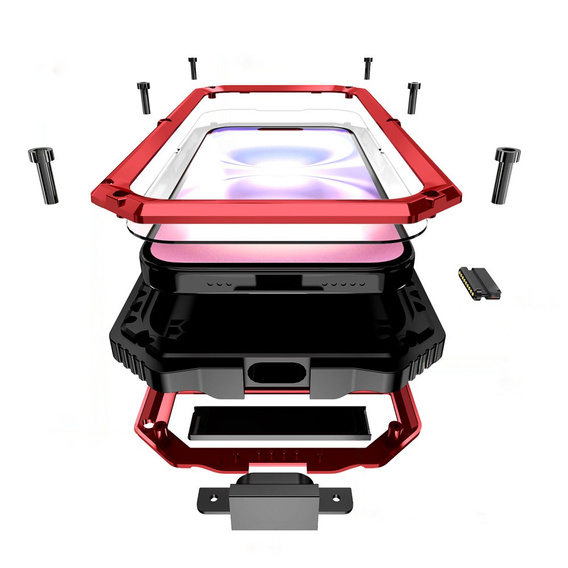 R-JUST armoured case with stand for iPhone 17