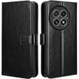 Flip case for OnePlus 13, Crazy Horse Wallet, black