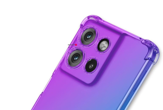 Case for Motorola Moto G15 / Motorola Moto G15 Power, Gradient Dropproof, Purple / blue