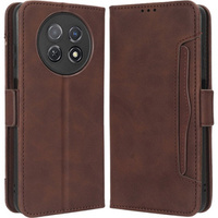 Flip case for Huawei Nova Y91 4G, Card Slot, brown