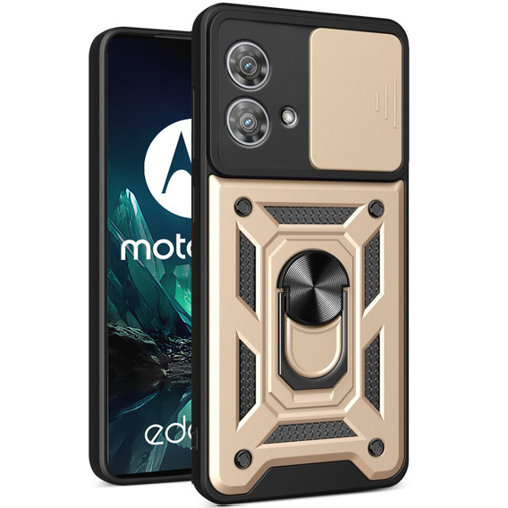 Case for Motorola Edge 40 Neo, CamShield Slide, gold