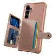 Case for Samsung Galaxy S23 FE, Card Holder Kickstand, pink