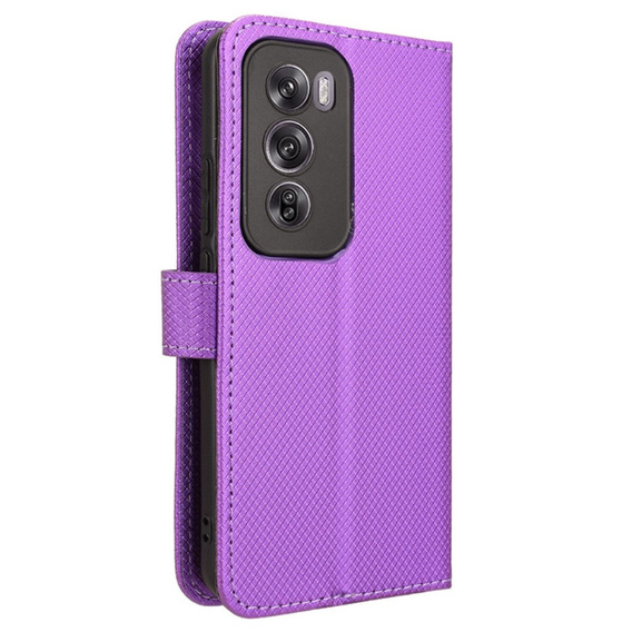 Flip case for Oppo Reno 12, Wallet Smart Magnet, purple