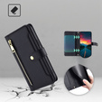 Flip case for Realme 14 Pro 5G, Wallet Zipper Pocket, black