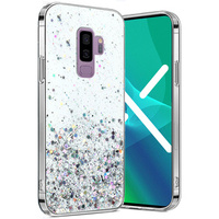 Case for Samsung Galaxy S9+ Plus, Glittery, transparent