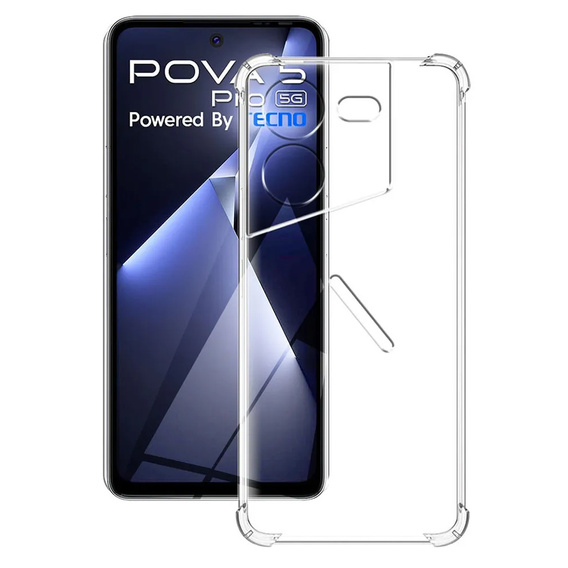 Case for Tecno Pova 5 Pro, Dropproof, transparent