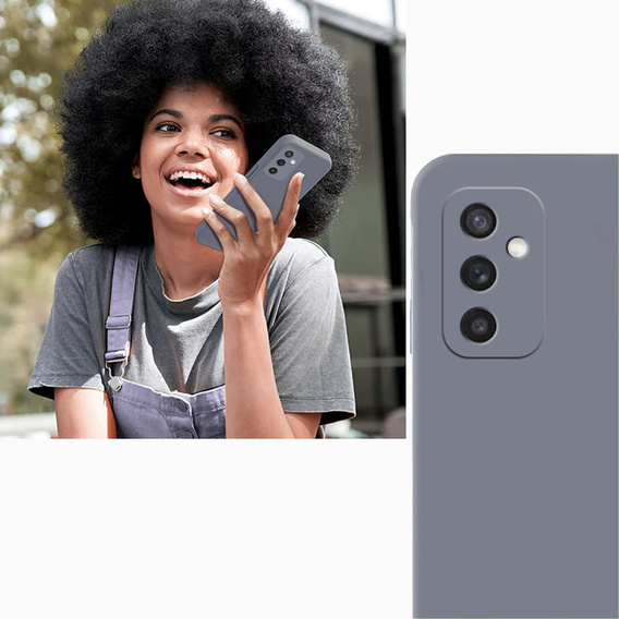 Case for Samsung Galaxy M52 5G, Silicone Lite, lavender