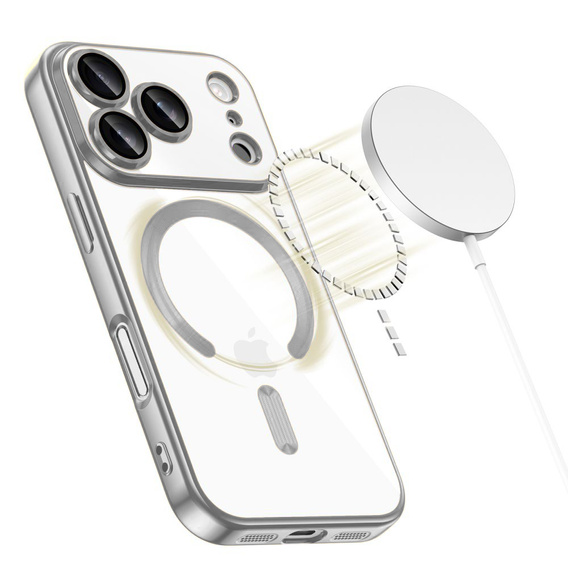 Magnetic case with lens protection for iPhone 17 Pro