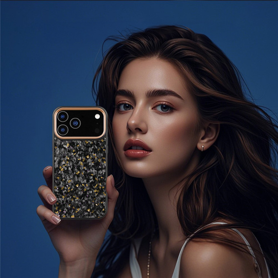 Magnetic aramid fibre case with metal camera frame for iPhone 17 Pro