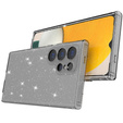 Case for Samsung Galaxy S24 Ultra, Glittery Powder, transparent / black