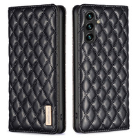 Flip case for Samsung Galaxy A35 5G, Wallet, BINFEN COLOR, black