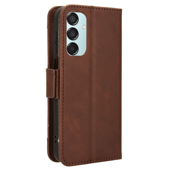 Flip case for Samsung Galaxy M15 5G, Card Slot, brown