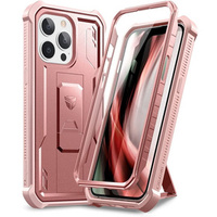 Armored case for iPhone 13 Pro Max, Dexnor Full Body, pink