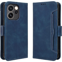 Card Slot flip case for Oppo Reno 15 FS, blue