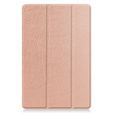 Case for Samsung Galaxy Tab S9 FE, Tri-fold, pink rose gold