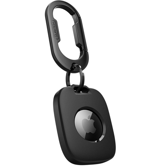 Protective case with carabiner for Apple AirTag