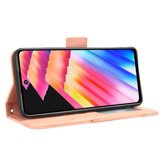 Flip case for Infinix Hot 30i, Card Slot, pink