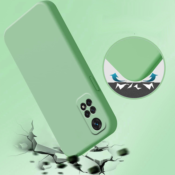 Case for Xiaomi Redmi Note 11 / 11S, Silicone Lite, mint