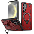Case for Samsung Galaxy S24 FE, Military MagSafe, red
