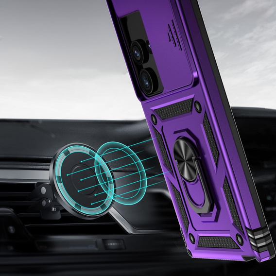 Case for Samsung Galaxy S24 Ultra, CamShield Slide, purple