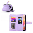 Flip case for Samsung Galaxy A56 5G, Wallet Zipper Pocket, purple