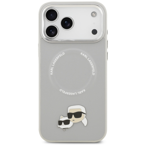 Karl Lagerfeld Karl & Choupette Pins MagSafe Case for iPhone 17 Pro Max
