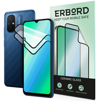 2x Ceramic ERBORD Hybrid Glass for Xiaomi Redmi 10C / 12C