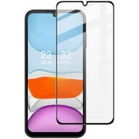 IMAK Full Cover Tempered Glass for Samsung Galaxy A25 5G, black